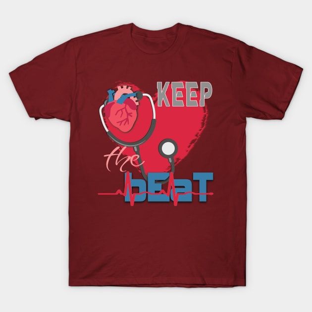 Heart disease awareness month T-Shirt by TeeText